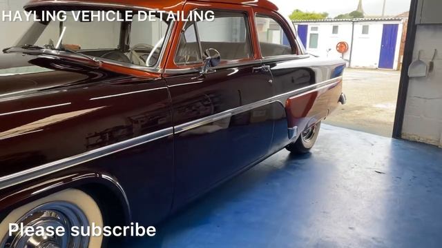 1954 FORD , 2 DOOR CUSTOMLINE , V8 302 , RESTORED , CLASSIC AMERICAN CAR FOR SALE. смотреть онлайн