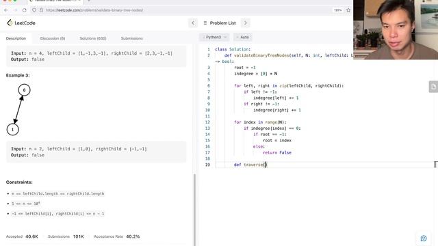 1361. Validate Binary Tree Nodes (Leetcode Medium) смотреть онлайн