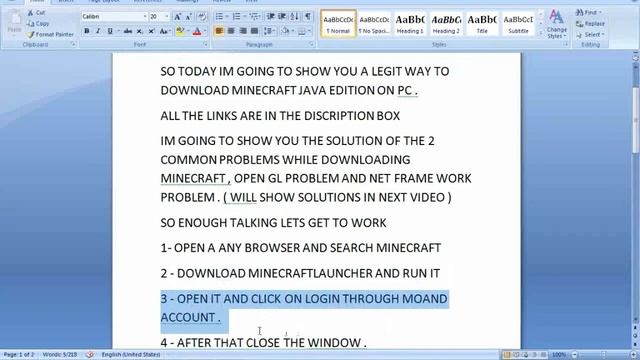 How To download Minecraft java edition in PC . 100% working. No open gl or net framework Problem . смотреть онлайн