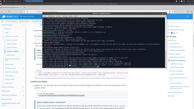Docker Container PRAXISEINSTIEG: Installation in 6 Minuten schnell & einfach erklärt (Ubuntu) смотреть онлайн