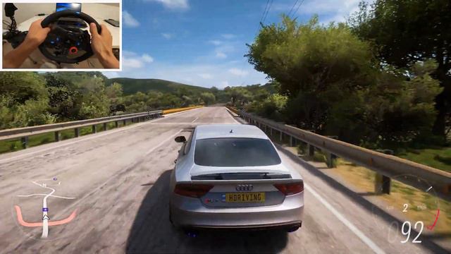 850HP Audi RS7 Sportback - Forza Horizon 5 | Logitech g29 gameplay смотреть онлайн