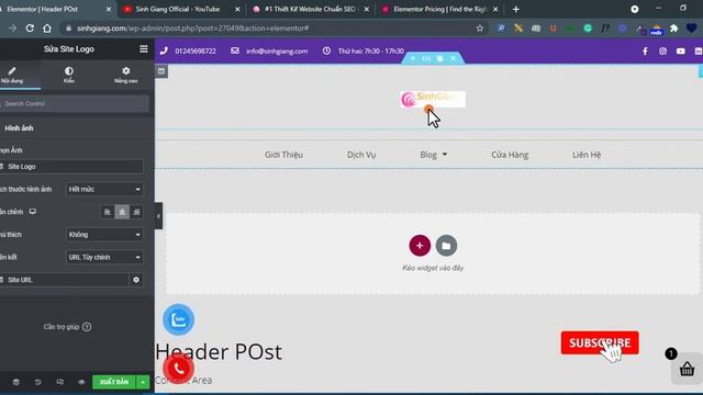 Hướng Dẫn Thiết Kế Header Chuyên Nghiệp Website WordPress Bằng Elementor Pro 2021 смотреть онлайн