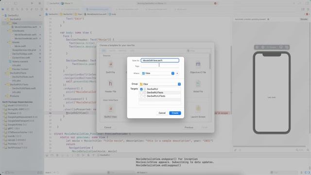 SwiftUI Firestore CRUD Create, Read, Update and Delete смотреть онлайн