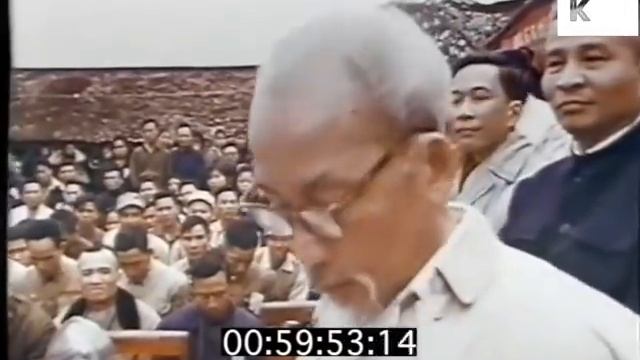 Ho Chi Minh Visits Village, North Vietnam During War 1960s | Kinolibrary смотреть онлайн