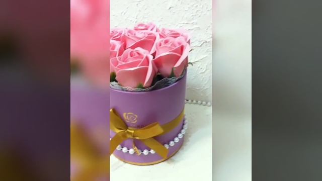 Букет из мыльных роз. Очень красивый букет. смотреть онлайн