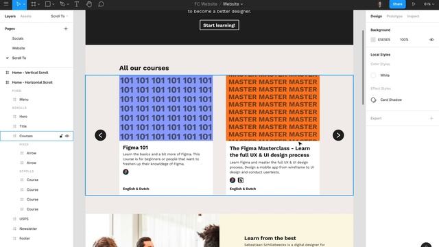 Figma Tutorial: Horizontal & Vertical Scrolling смотреть онлайн