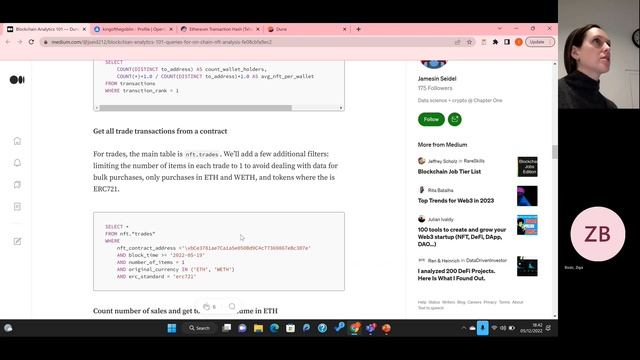 Intro To Blockchain Analytics - Session 4 - NFT Data I смотреть онлайн