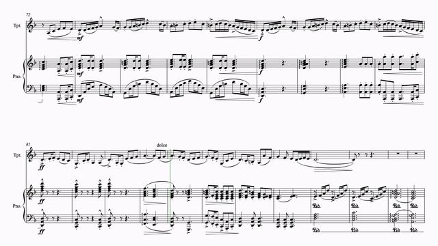 Dorian Rondo in D (for C trumpet and piano смотреть онлайн