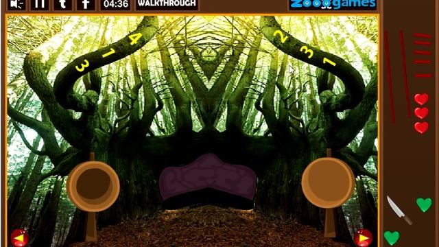 Zooo Dense Forest Escape walkthrough Zooogames. смотреть онлайн