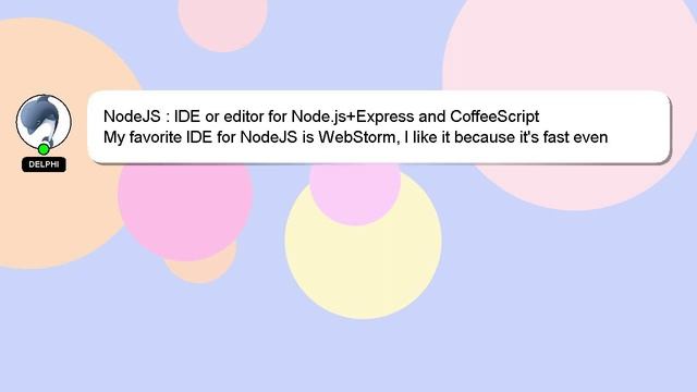 NodeJS : IDE or editor for Node.js+Express and CoffeeScript смотреть онлайн