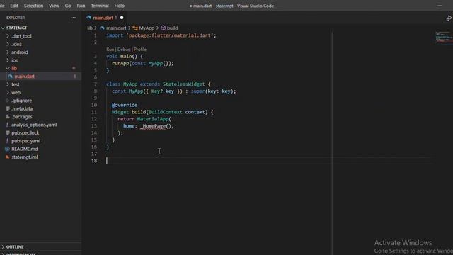 Flutter Mobile Apps - Flutter State Management Stateless widget and stateful widget смотреть онлайн