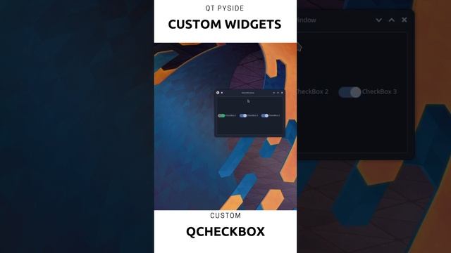 Custom QT PYSIDE 6 CheckBox | Animated widgets | PyQt 6 смотреть онлайн