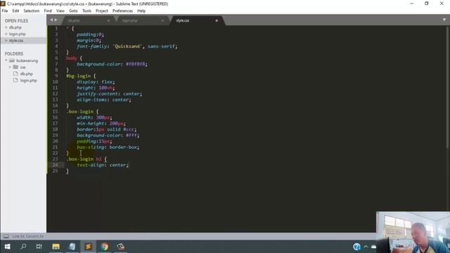 Cara Membuat Aplikasi Warung Online Berbasis Web dengan PHP dan MySQL Part 3 (Login) смотреть онлайн