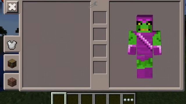 Minecraft PE - Green Goblin Skin Costume смотреть онлайн