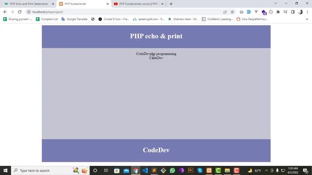 PHP Echo & Print Statement || PHP Bangla tutorial part 5 смотреть онлайн