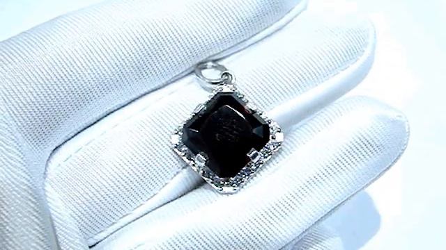 Серебряная подвеска 925 пробы с гранатом, 2200000302083 смотреть онлайн