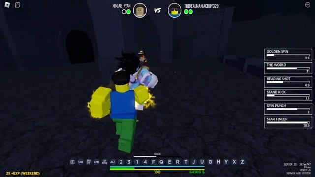 [Roblox is Unbreakable] Star Platinum The World with Spin is even more MID than Hamon! смотреть онлайн