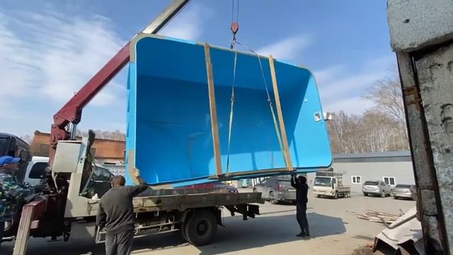 Бассейн из полипропилена. смотреть онлайн