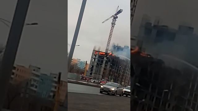 Пожар в Самаре на улице Георгия Димитрова смотреть онлайн