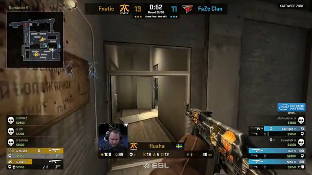 Неряльный flusha 2v5,именно из за этого фейз клан слили? смотреть онлайн