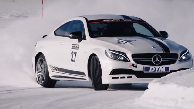 DTM Ice Challenge 2017 with Mercedes-AMG C63 S Coupe смотреть онлайн