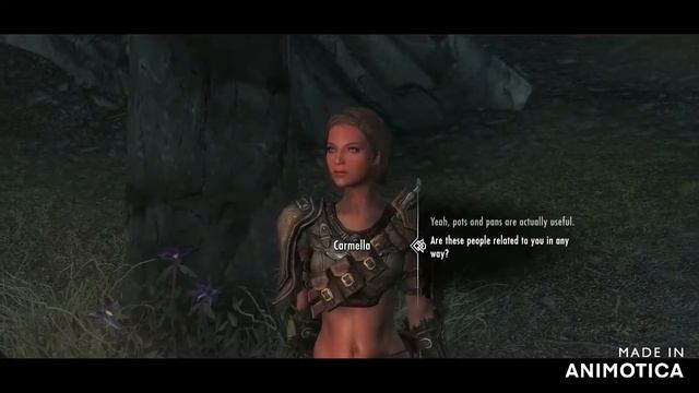 Skyrim Special Edition - Mod Showcase - Interesting NPCs ( 3DNPC ) Mod - Carmella The Artist