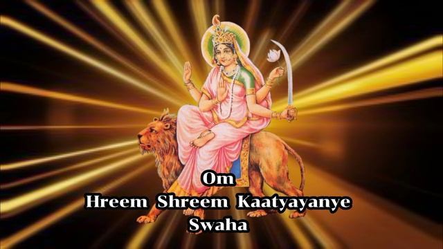 Navratri Day 6 | มันตราบูชาพระแม่กาตยานี Katyayani Mata Mantra 108 Times | P'India смотреть онлайн