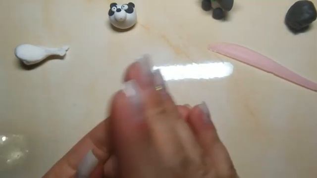 Лепка с детьми Панда из пластилина смотреть онлайн