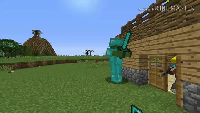 НАПАДЕНИЕ ЗОМБИ В АЛМАЗНОЙ БРОНЕ!