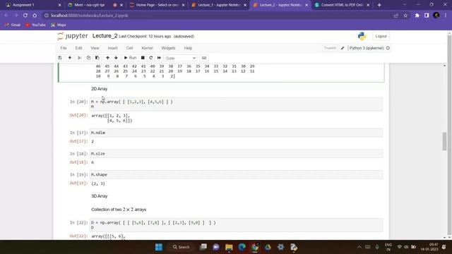 LEC 2 | NumPy Introduction | Course on Numerical Methods | EWS смотреть онлайн