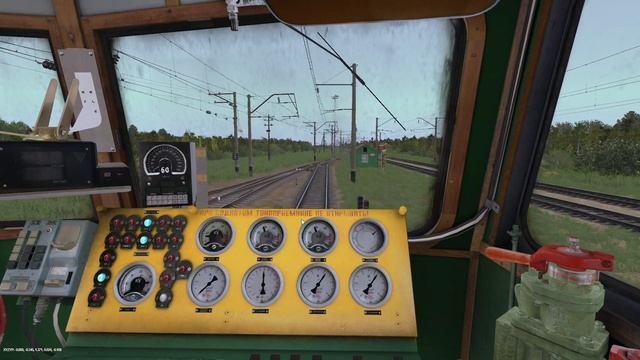Запуск ПС ВЛ80к-737. Trainz 2012