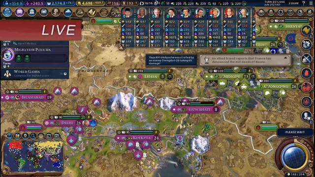 Civilization VI: Earth 2020 Mod Ep. 7 - CHINA! смотреть онлайн