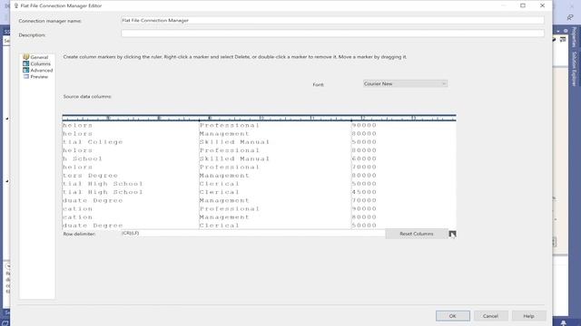 SSIS Tutorial | Load Data From Fixed Width Row Delimiter Flat File to SQL Server смотреть онлайн