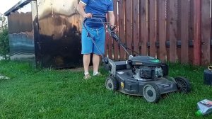 первый запуск после зимы l обзор газонокосилки #caiman ferro