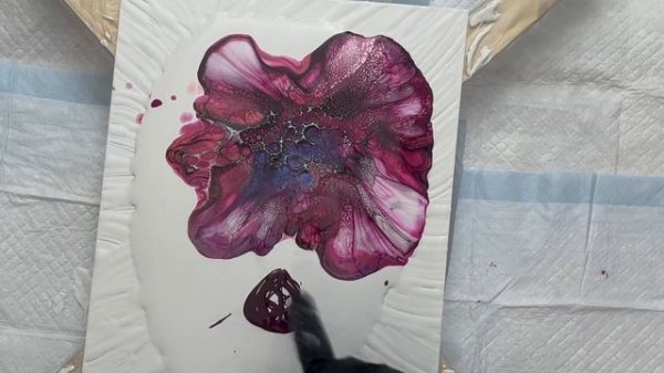 138 Shelee Art style BLOOM blowout on GLASS #2 @thislittlepiggy3349 SUPERNOVA is the showstopper