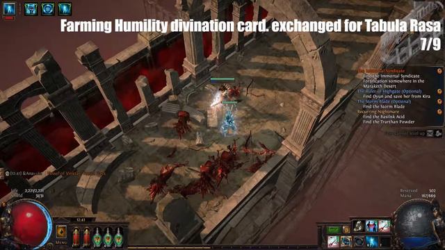 Farming Humility divination card. exchanged for Tabula Rasa смотреть онлайн