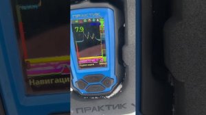 Настройки эхолота Практик 8 при ловле на течение