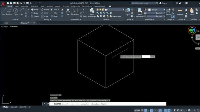 How to draw/create isometric circle in autocad || isometric drawing in autocad || Exercise #1 смотреть онлайн