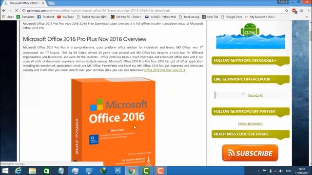 Microsot Office 2016 Pro Plus Free download | 2017 смотреть онлайн