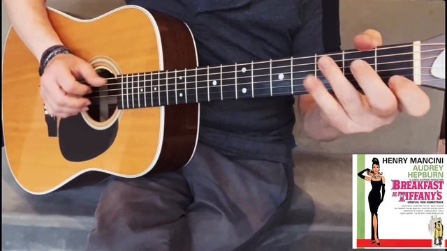 ‘Moon River’ Audrey Hepburn vsn - TAB/Chords In Description (Tune Entire Guitar Down A Whole Note) смотреть онлайн