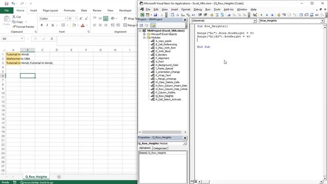 Adjust Row Height in excel in Excel by Using VBA Macro | Excel AutoFit Row Height смотреть онлайн