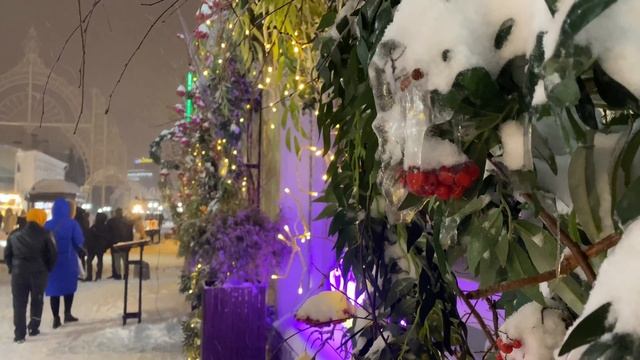 Казань новогодняя 2023 (ул. Баумана ) смотреть онлайн