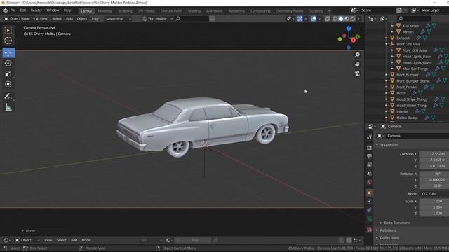 Download And Import Free 3D Car Model From Sketchfab to Blender смотреть онлайн