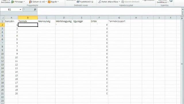 MS Excel adatérvényesítés parancs bemutató смотреть онлайн