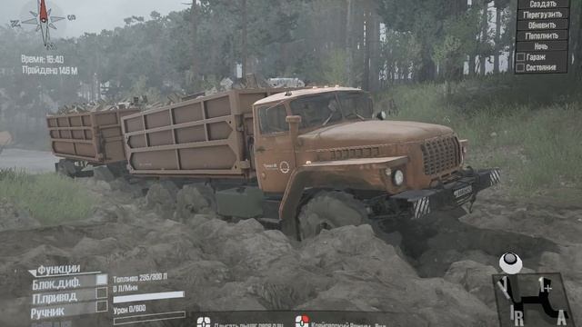MudRunner 2018 УРАЛ -- 5557 -- КОЛХОЗНИК КАЧЕСТВЕННАЯ МОДЕЛЬ смотреть онлайн