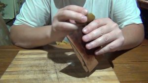 Как я состариваю кожу и обрабатываю торцы.