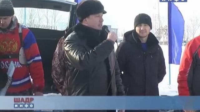 Зимний картинг в Шадринске (2014-02-19) смотреть онлайн