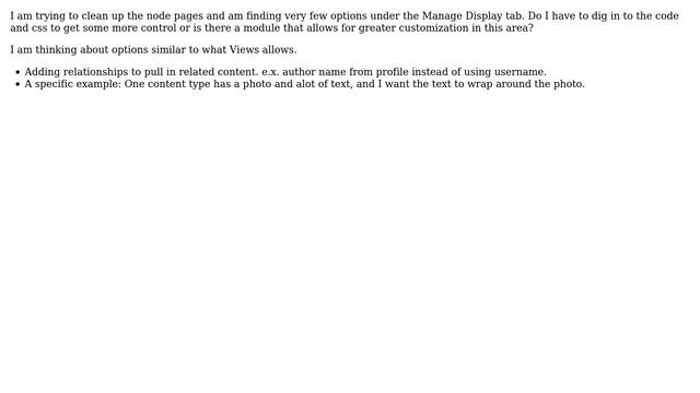 Drupal: More options for managing node display смотреть онлайн