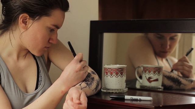 Designing My Own Tattoo Sleeve // Time Lapse Drawing смотреть онлайн