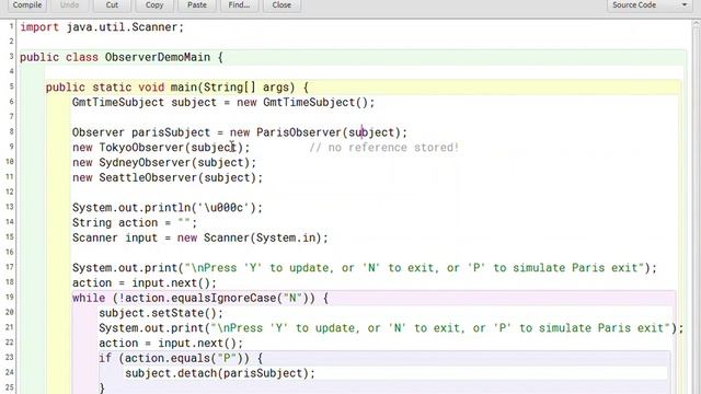 Java2-08b - Observer Design Pattern - Code Examples and Java Support смотреть онлайн